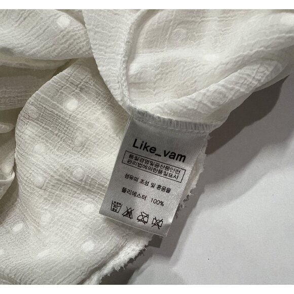 Like_Vam Korea Blouse in White - Picture 4 of 5